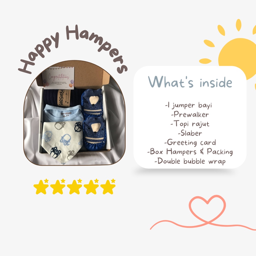 Baby Hampers Set  - Baby Hampers Premium Kado New Born Kado Bayi Paket Hampers Bayi GORGIEBABY-2