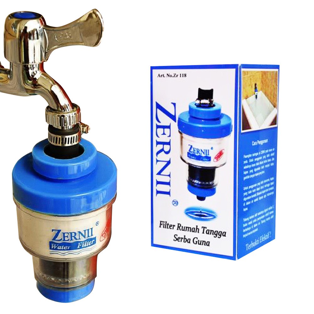 (BISA COD) Filter Air Zernii Water Filter Penyaring Penjernih Kran Air Filter Kran Air