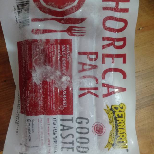 

Bernadi horeca pack beef break gas + sausage 500gr