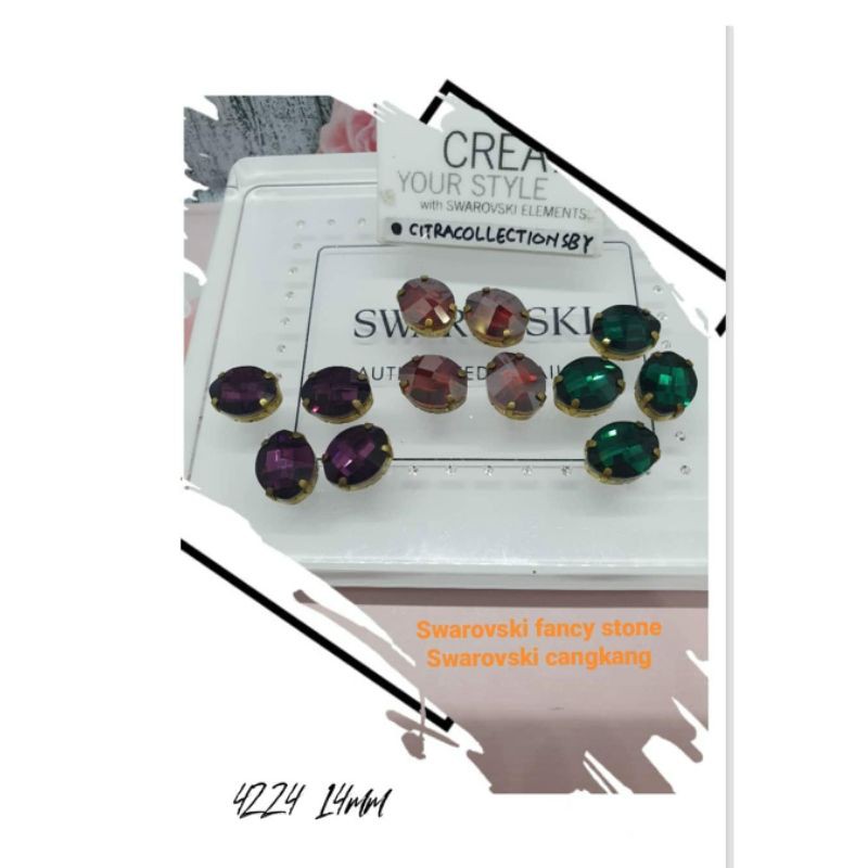 swarovski cangkang 4224 14mm