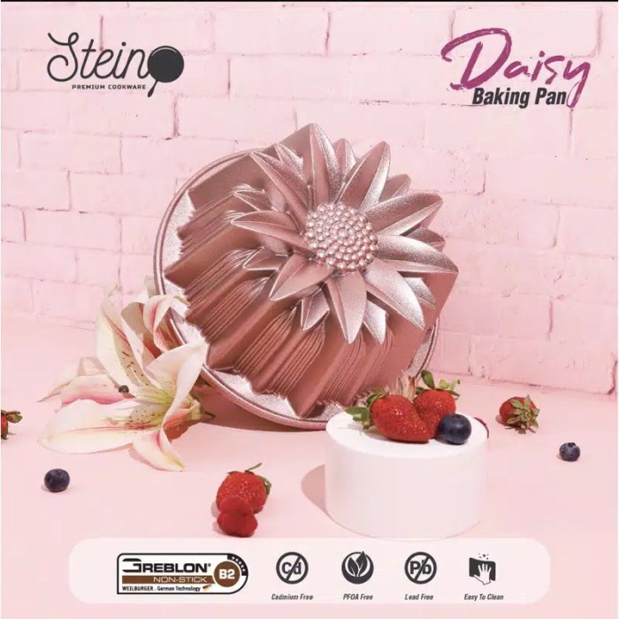 Steincookware Stein Cookware Baking Pan Loyang Cetakan Daisy Crystal