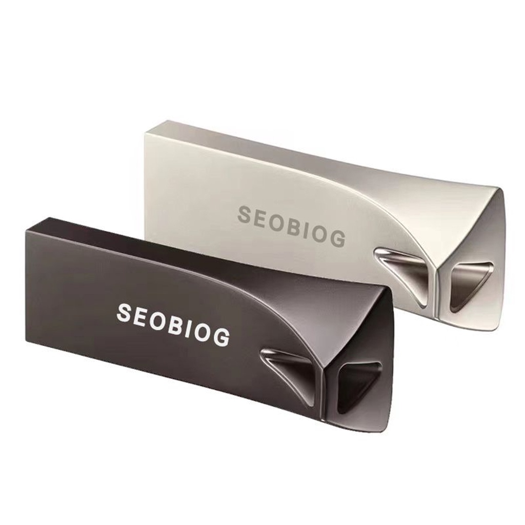 (Huluboy) Seobiog Flash Memory Stick Usb 3.1 Transmisi Kecepatan Tinggi Bahan Metal Untuk Speaker