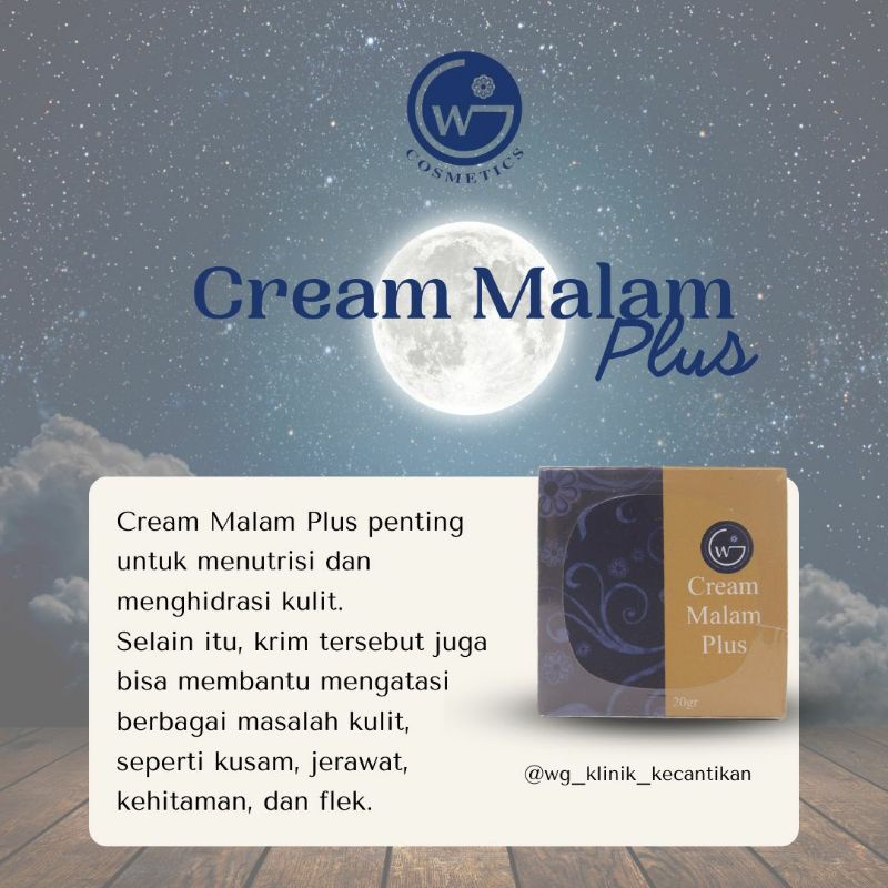 WG Cosmetics - WG Cream Malam Plus with whitening agent