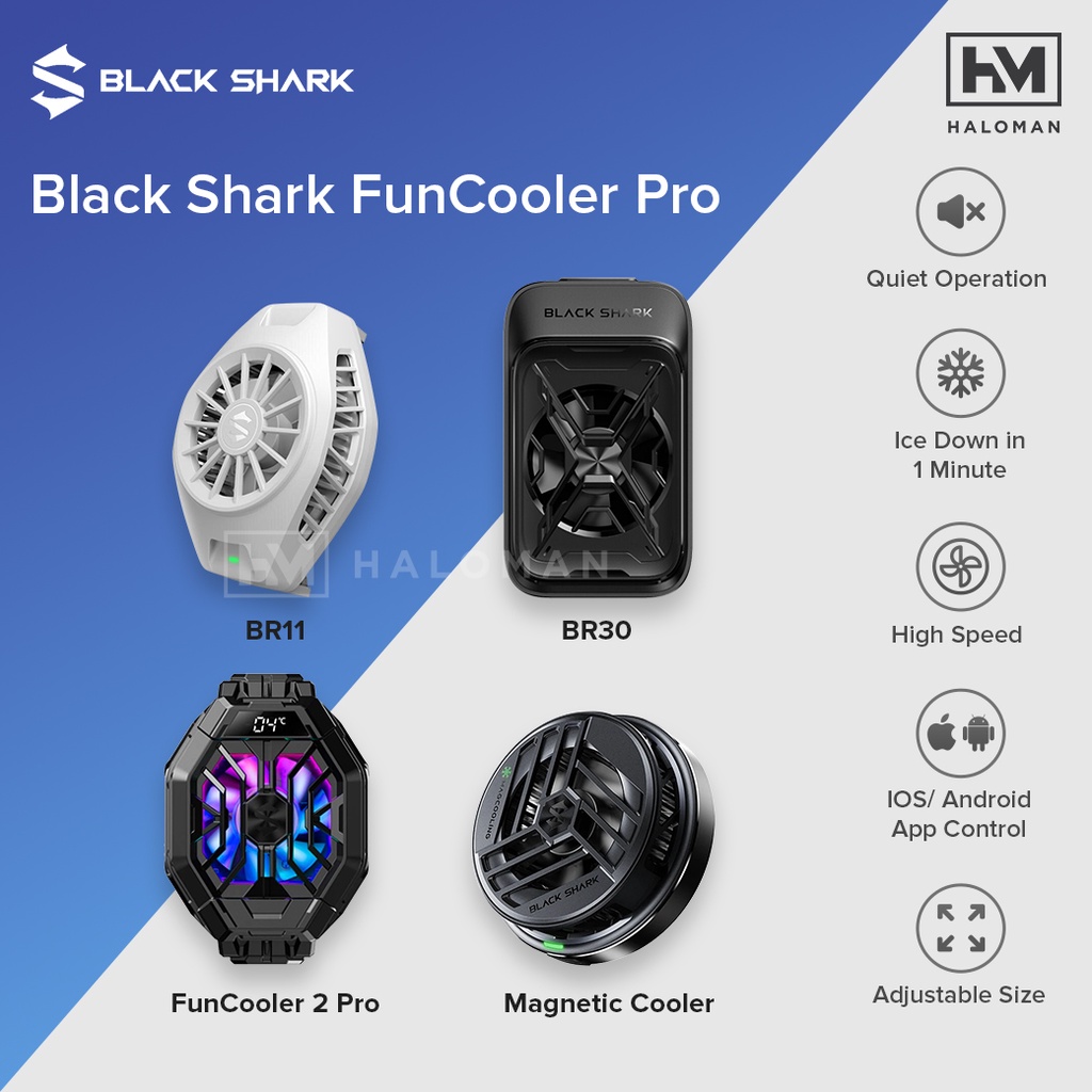 Black Shark 3 Pro FunCooler Pro - BlackShark Fun Cooler Cooling Fan Pendingin HP