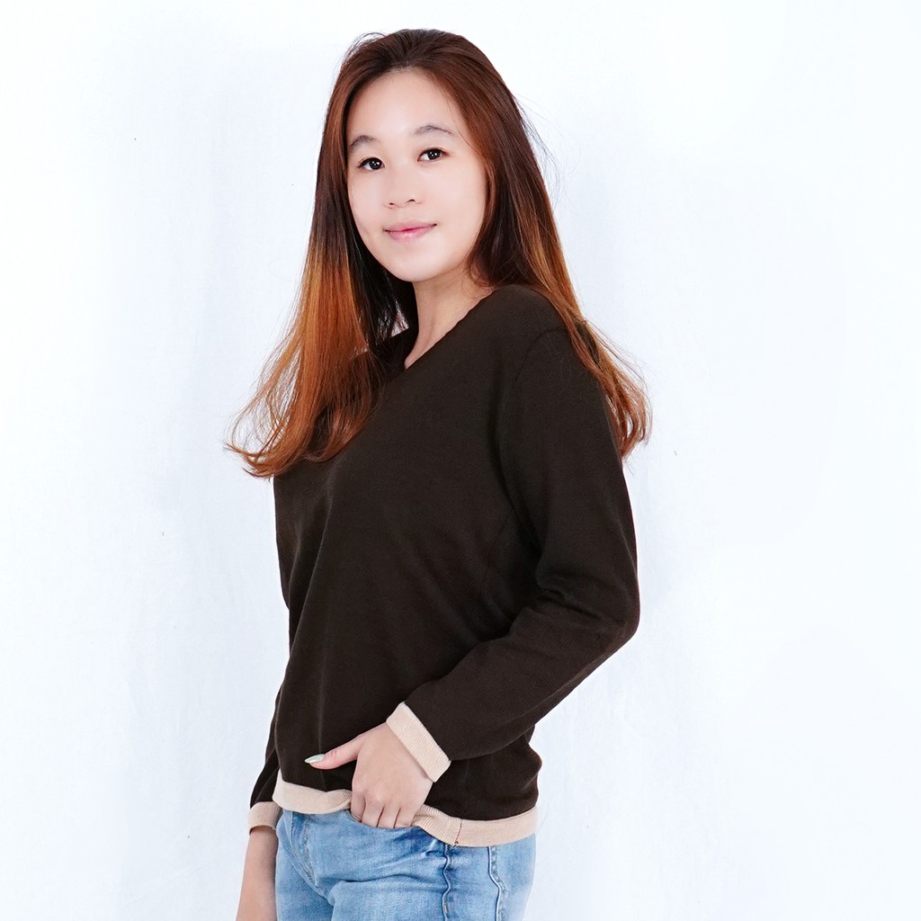 OKECHUKU Vinie Sweater  Wanita  Sweater  Rajut Korea  Sweater  