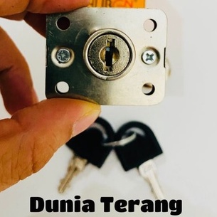 Kunci Laci HUBEN 303 Lubang 16mm - Drawer Lock 16 mm Kunci Lemari Kunci Pintu Loker - HL-303-16mm
