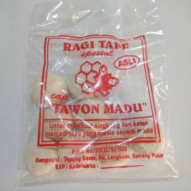 

RAGI TAPE Cap TAWON MADU 20 gram