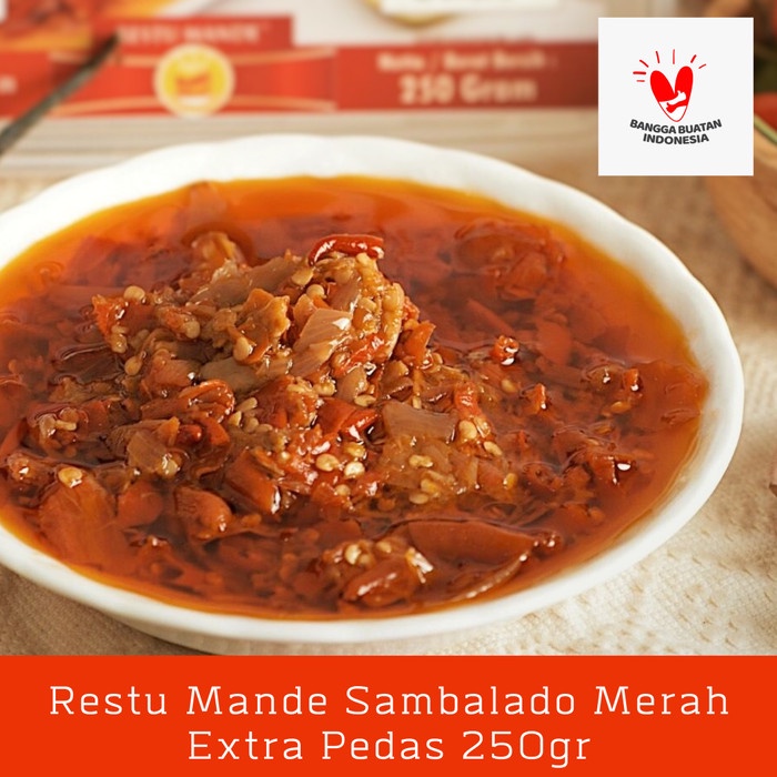 

Gg01Hh Sambalado Merah Ekstra Pedas 250 Gram Ds01Gkk