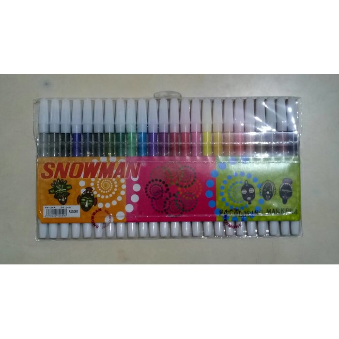 

Spidol Snowman 24 warna