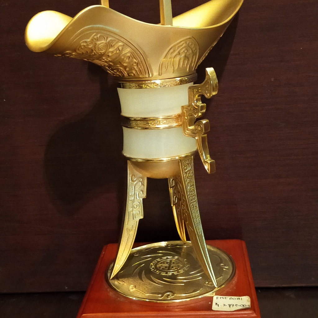 China Gold Ornament Cawan Raja Besar CG011