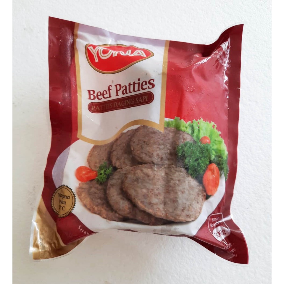 

Yona Beef Patties 500 Gram Ddging Sapi