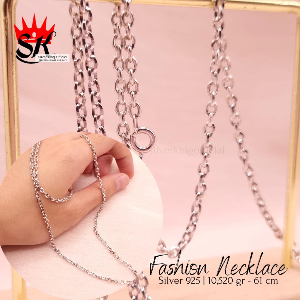 FN0423E Silver 925 - Fashion Necklace 10,520 gr | Kalung Perak 925