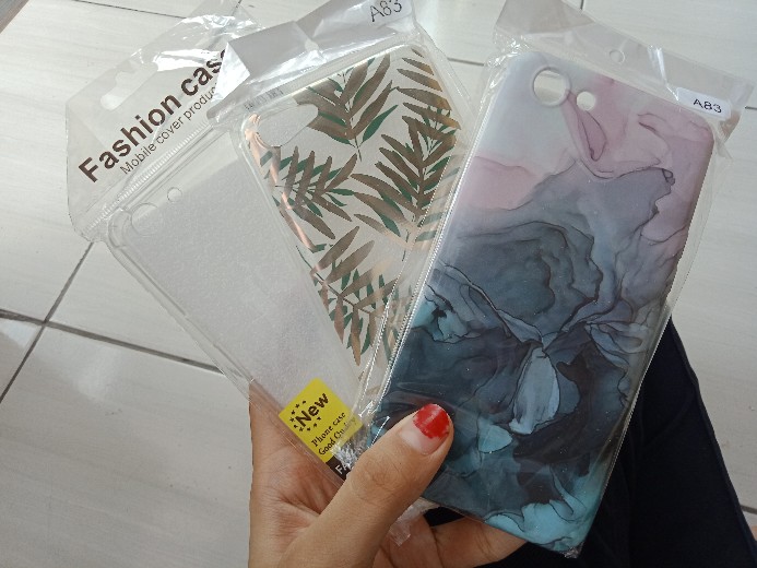 FLORAL Case - Soft Acrylic - iPhone 6 7 - Oppo A7 A3S F9