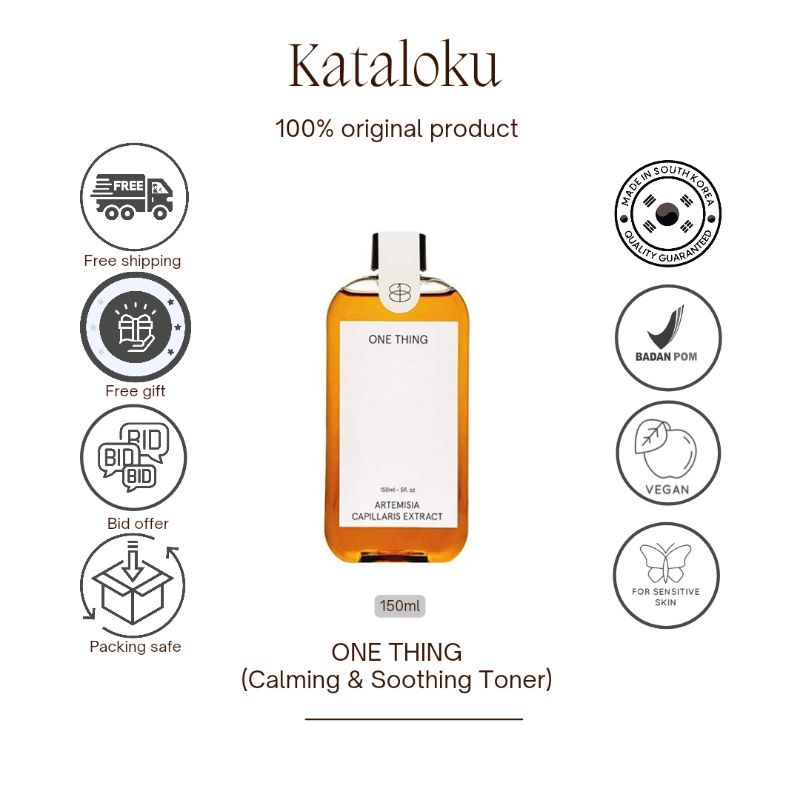 ONE THING Artemisia Capillaris (Mugwort Korea) Extract 150ml Original Calming and Soothing Toner