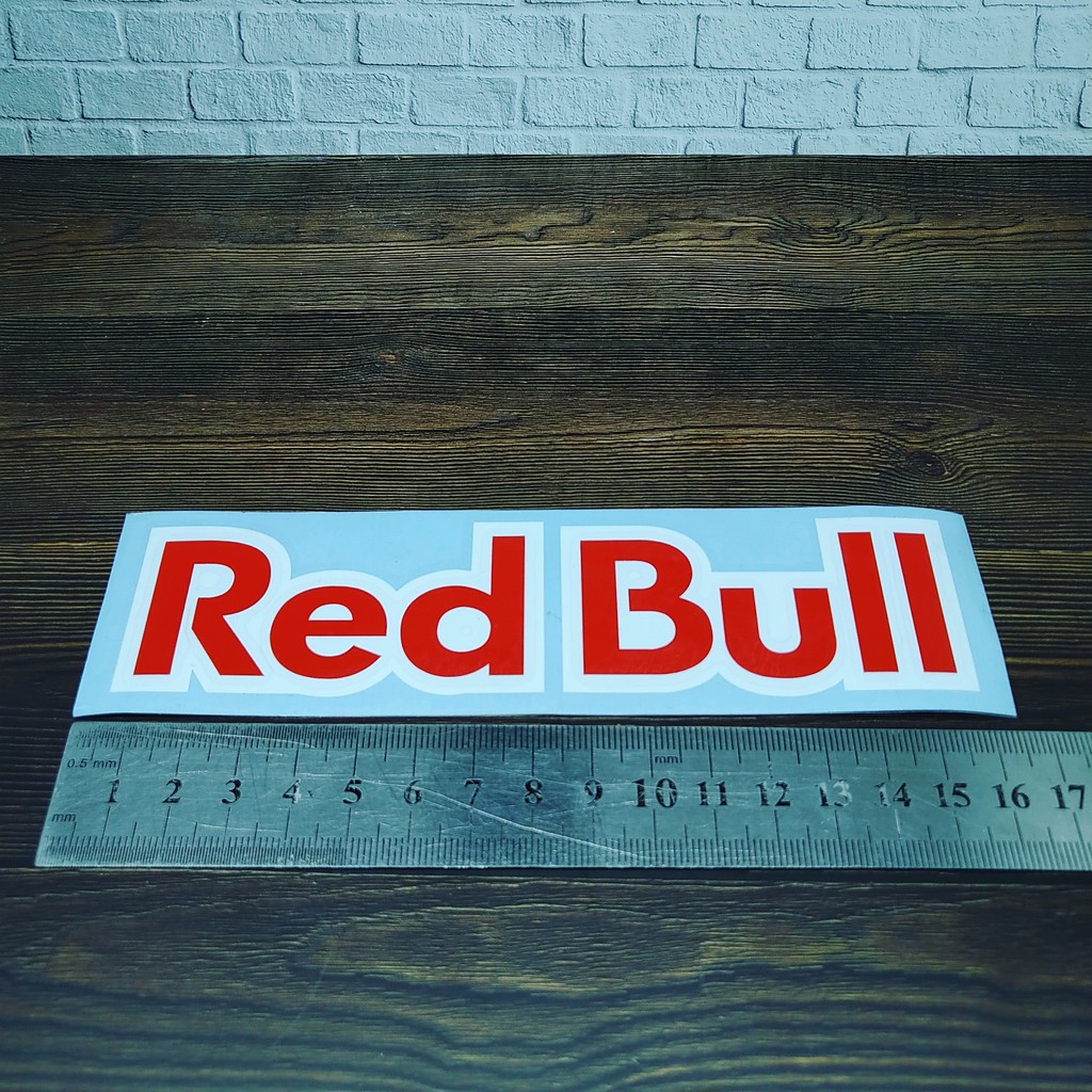 

Cutting Sticker Tulisan Redbull red bull besar 2warna 15cm