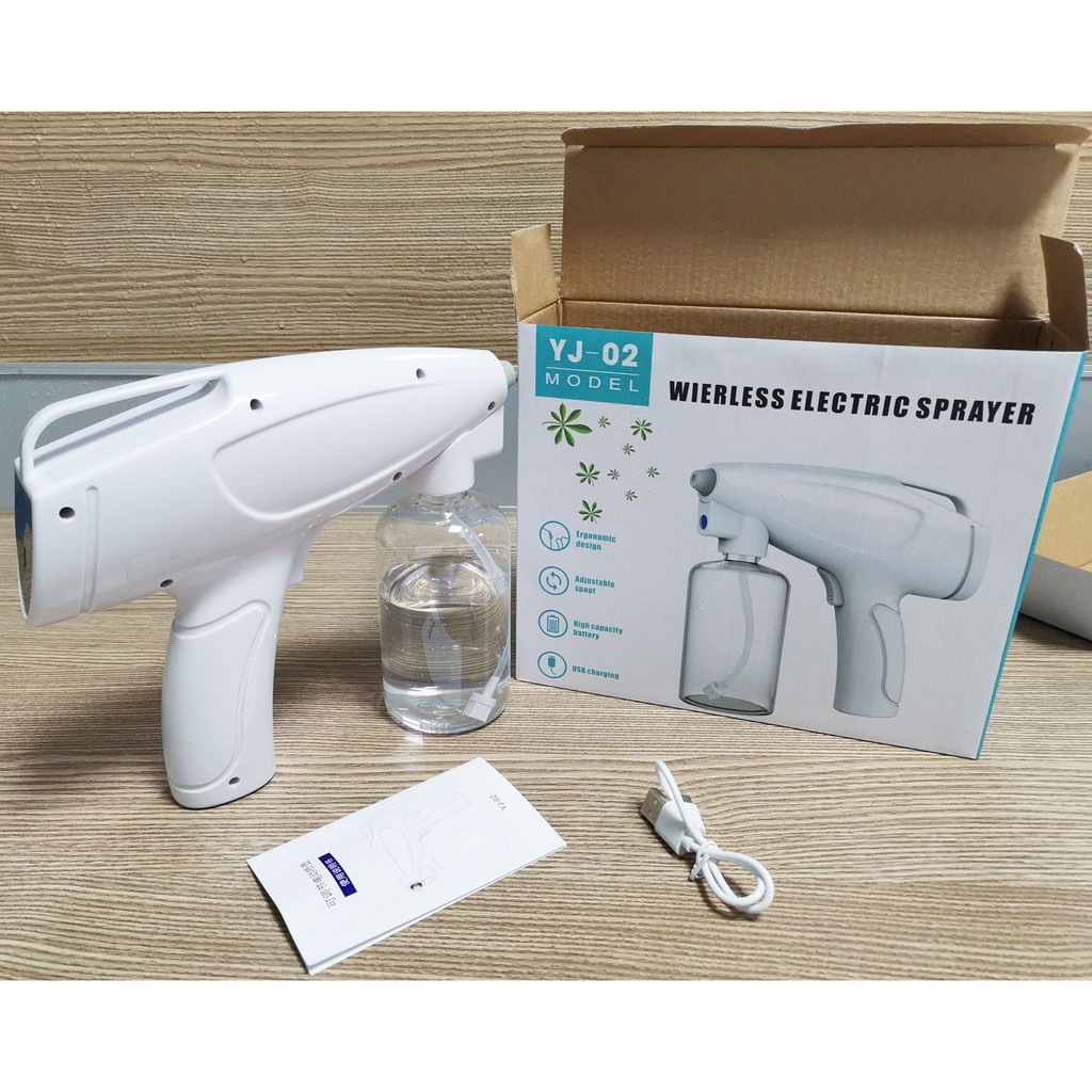 JY-02 Nano spray Gun dsinfectant wireless portable serbaguna