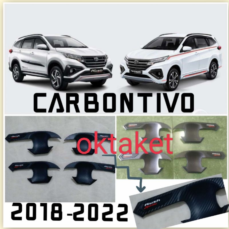 cover outer all new rush Terios  2018 2020 2022 Activo Carbontivo