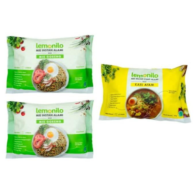 

Terlaris# Paket 2 Lemonilo Mi Goreng + 1 Lemonilo Mi Kuah Rasa Kari Ayam