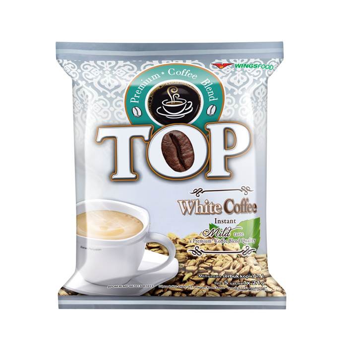  Kopi  Top  White 21gr x 5 Shopee Indonesia