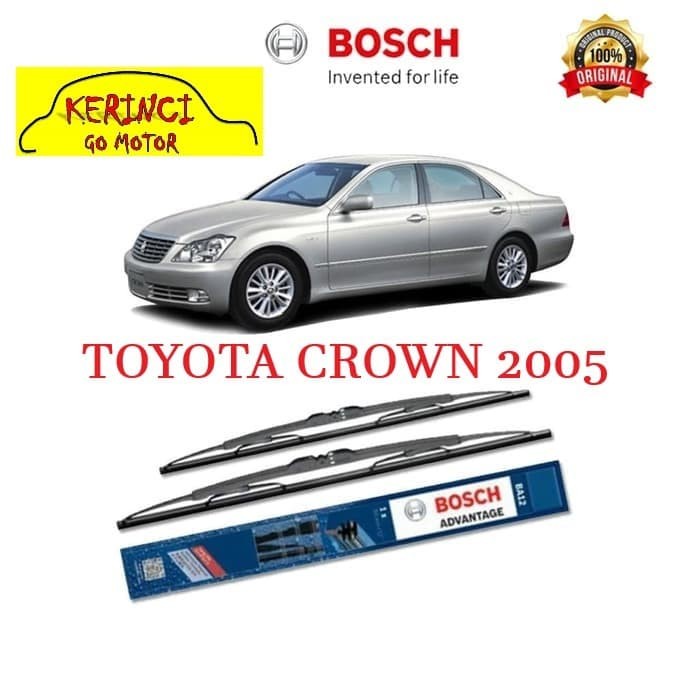 WIPER TOYOTA CROWN 2005 BOSCH ADVANTAGE 24&quot; &amp; 18&quot; SEPASANG WIPER CROWN