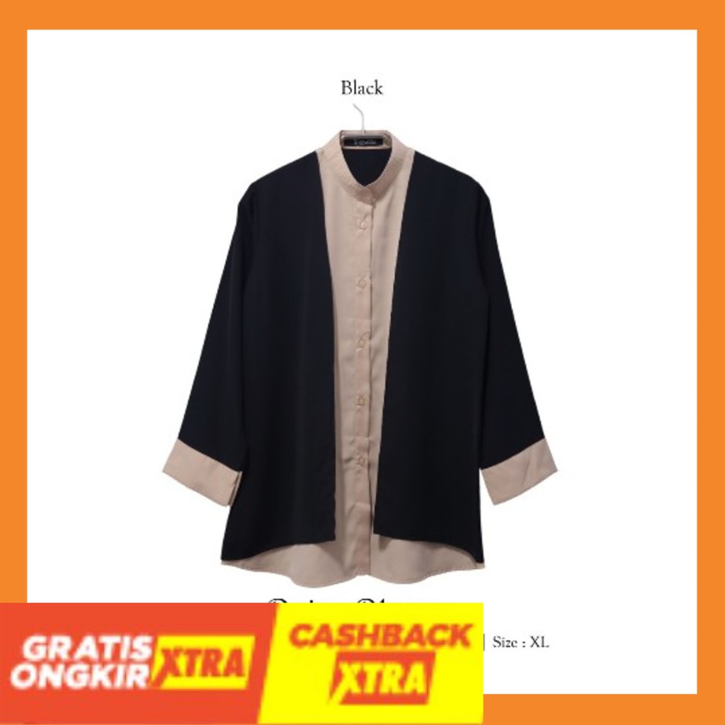 STYLE KOREA KEREN IMPORT MURAH ORIGINAL BISA COD / RAISA BLOUSE / Baju Atasan Wanita Blouse Muslim