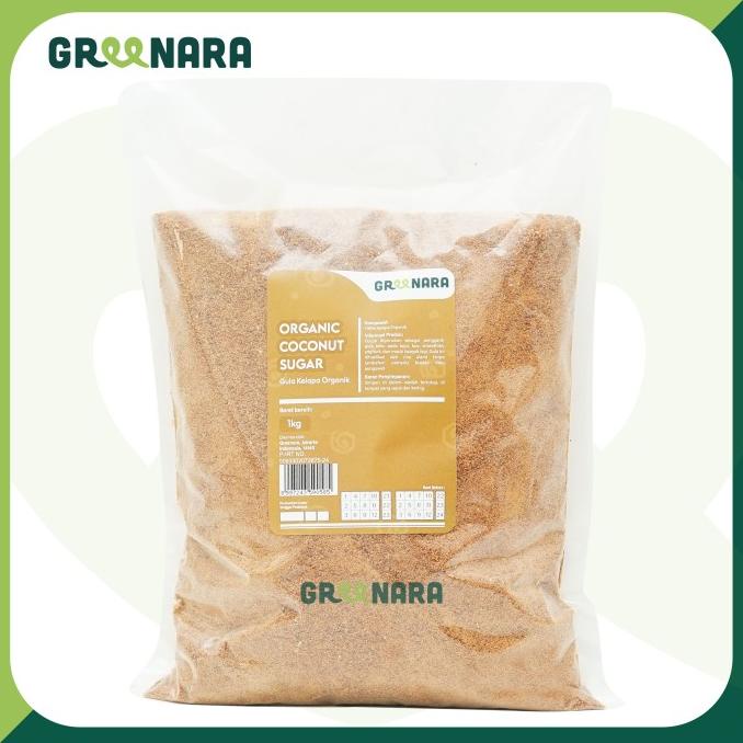 

Greenara Organic Coconut Sugar 1Kg / Gula Kelapa