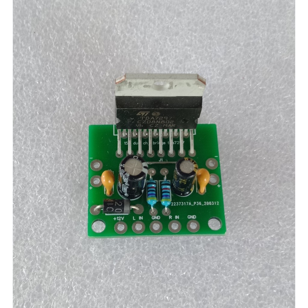 TDA7297 Stereo Amplifier Bridge Modul (Tanpa Heatsink)