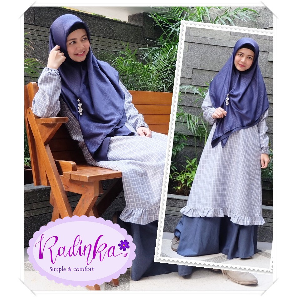 Baju Tunik Muslim Harian Wanita Radinka (DONGKER)