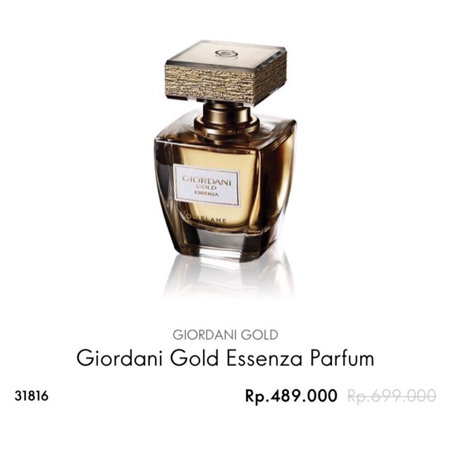 Parfum oriflame giordani gold eseenza parfum