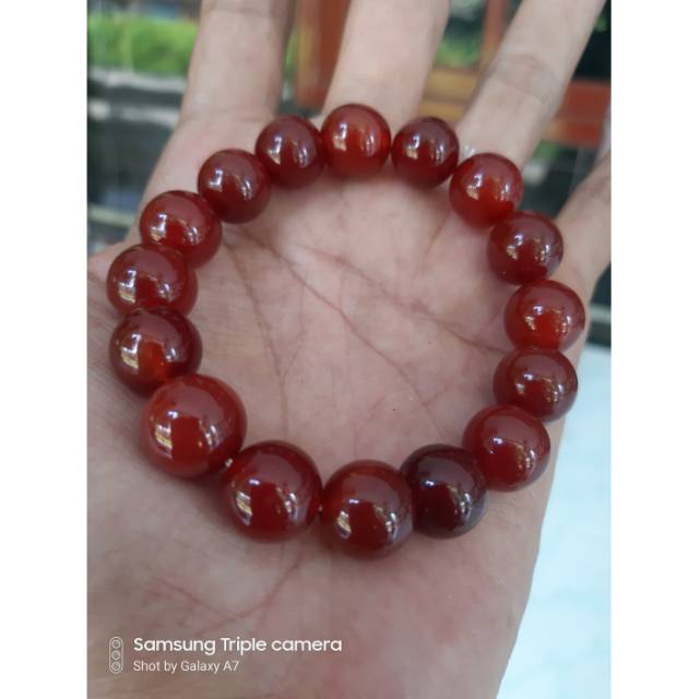 Gelang Batu Akik Sulaiman Madu Kristall Shopee Indonesia