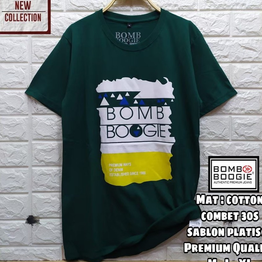 Kaos Bombogie Pria Original Kaos Bomboogie Kaos Pria Bomboogie Kaos bombogie bigsize xxl xxxl