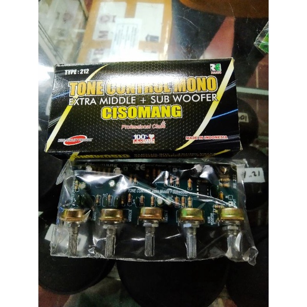 Kit tone control mono midle plus subwoofer cisomang ( 212 )
