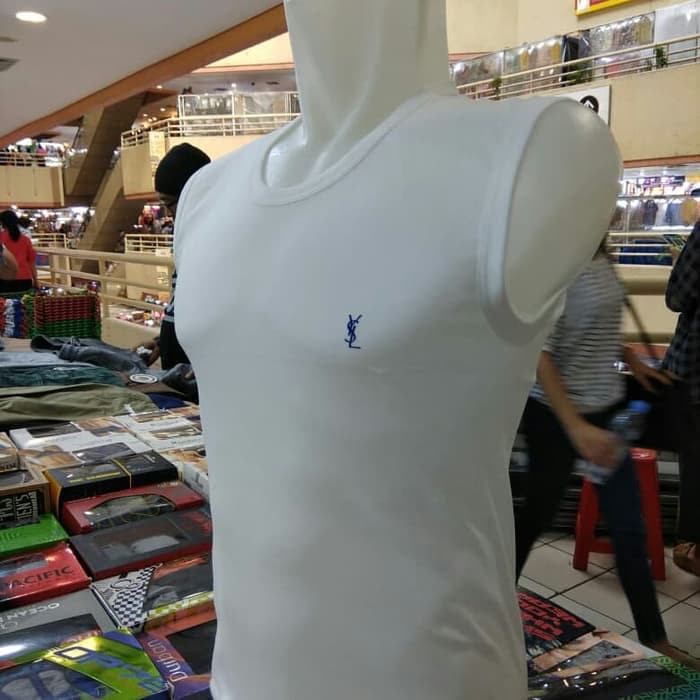 KAOS  Kaos dalam Pria RUNCOOL/TANK TOP YSL WARNA HTM-PTH SIZE S-XL  COC KATOO