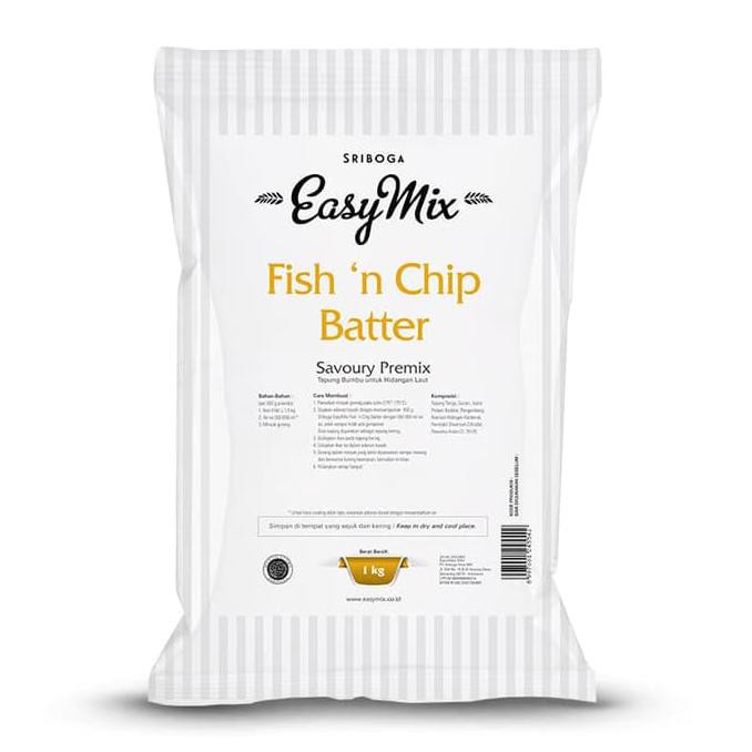 

Sale!! Sriboga Easymix Fish N Chip Batter @ 1 Kg Terbaru