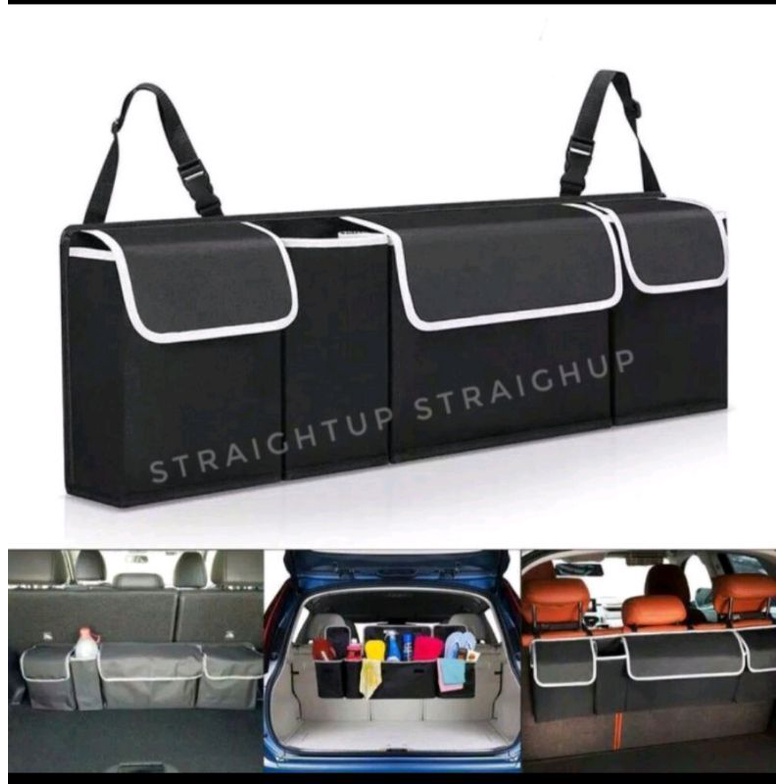 Car Seat Organizer Bag Tas Penyimpanan Bagasi Belakang Mobil