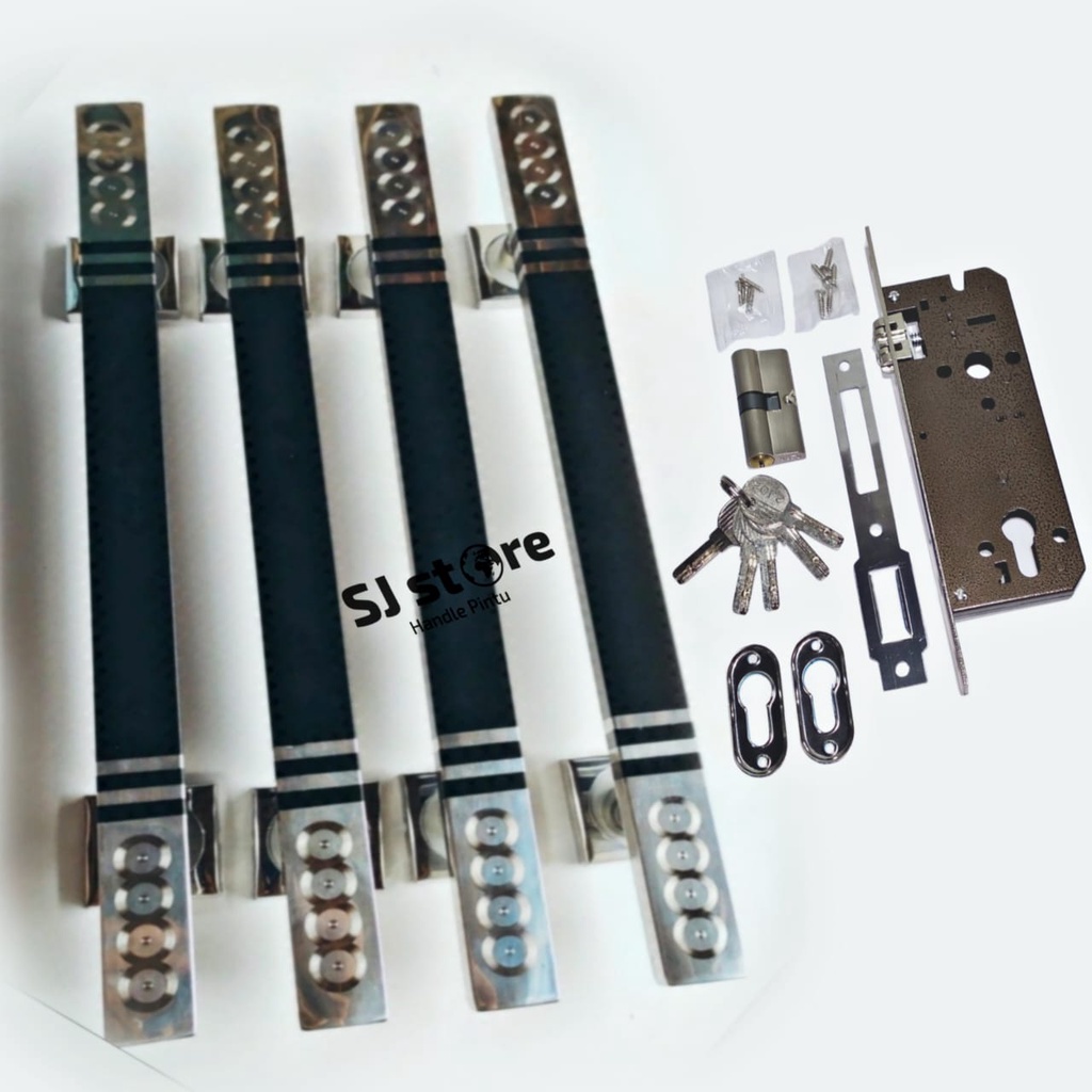 pull set handle pintu rumah panjang 45cm 60cm pegangan pintu minimals gagang tarikan pintu kuputarung stainless murah mewah