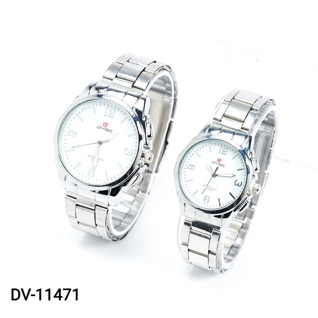 (KW) JAM TANGAN DIVIGO ORIGINAL COUPLE DV-11471