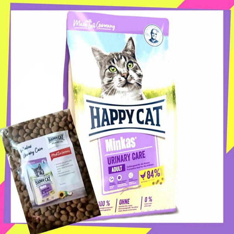 Happy Cat Minkas Urinary Care 1kg Repack Makanan Buat Gangguan Kencing