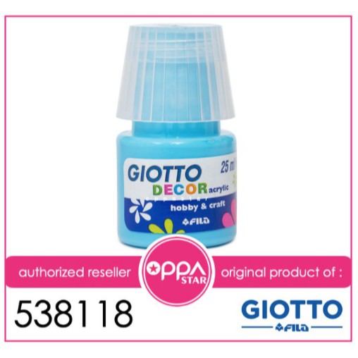 

Cat Akrilik Giotto Decor Acrylic Paint 25ml SKY BLUE - 538118