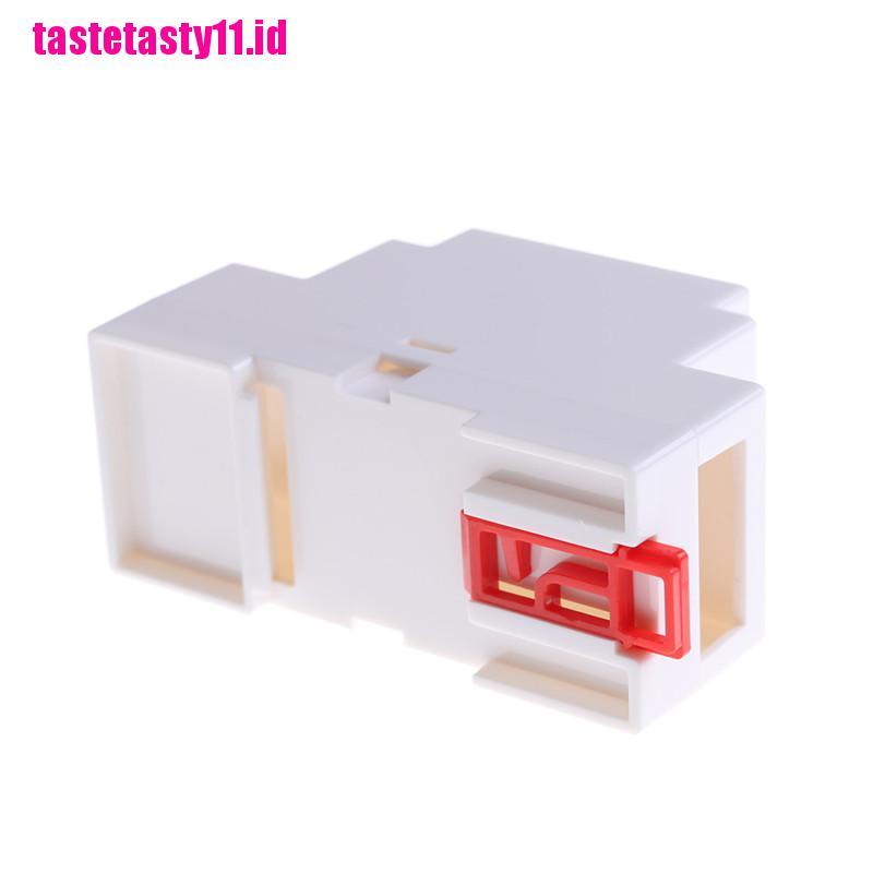 【TTID】88*37*59mm Plastic Electronics Box Project Case DIN Rail Junction Box