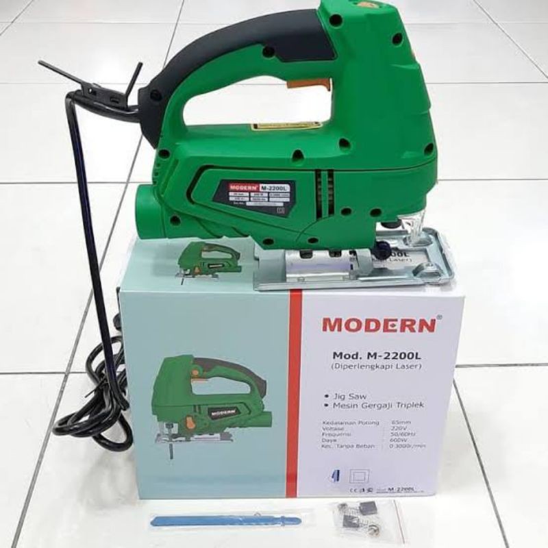 Jigsaw Modern Laser M-2200L mesin Gergaji Kayu Jigsaw Laser