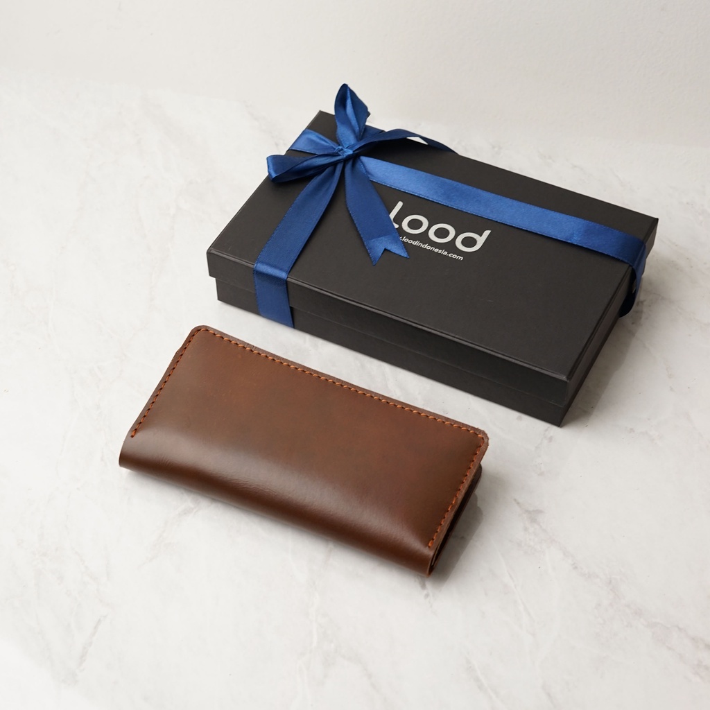 DOMPET PRIA PANJANG FULL KULIT ASLI ORIGINAL 100% ROCCO WALLET - GRATIS CUSTOM UKIR NAMA