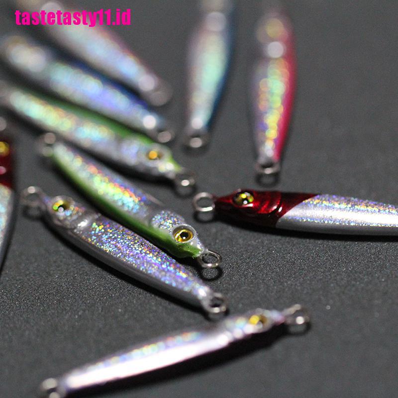 (TTID) Umpan Pancing Hard Bait Bentuk Ikan Bahan Logam Berat 3g Spinner