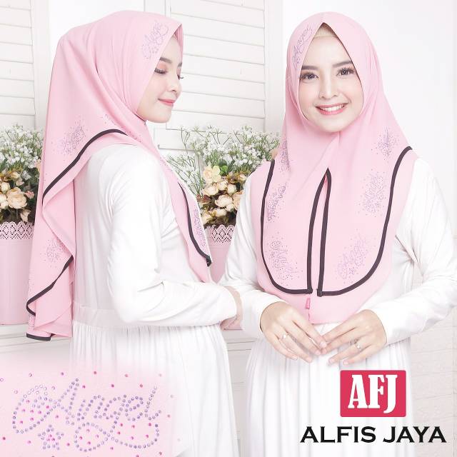 Khimar instan pet antem jilbab instan