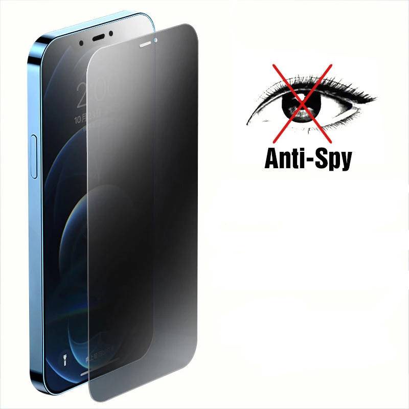 Pelindung Layar Tempered Glass Anti spy Untuk RedMi Note 10 11 7 8 9 9s 11e 11t Pro 4G 5G