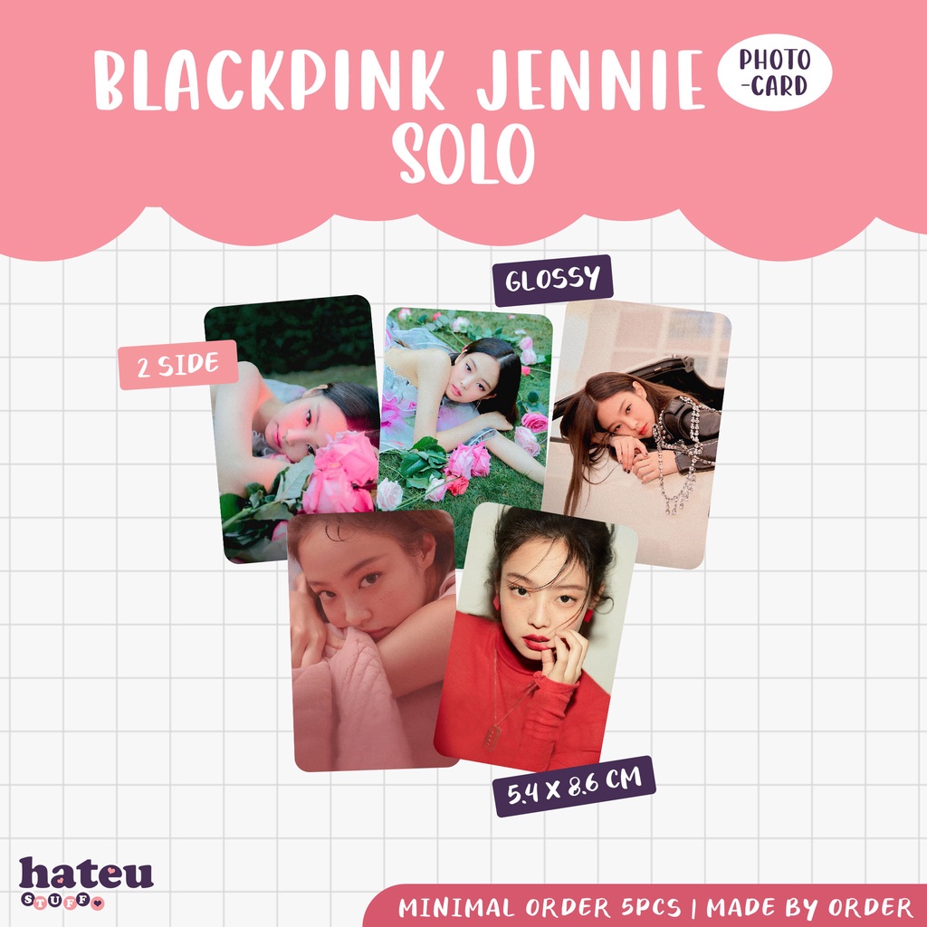 Blackpink Jennie Unofficial Photocard SOLO