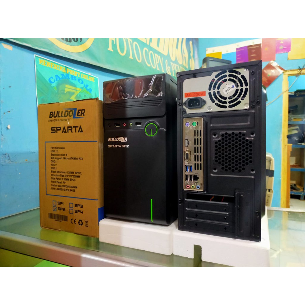 PC/CPU Dualcore Ram Ddr3 2Gb Harddisk 80Gb Casing+Psu Baru