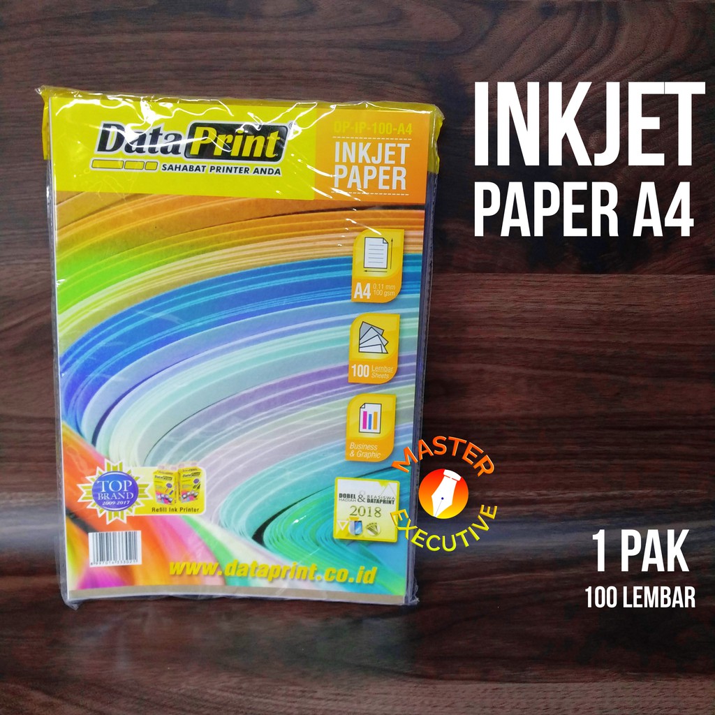 [Pak - 100 Lembar] DataPrint Inkjet Paper 100 gsm A4 / DP-IP-100-A4 Data Print