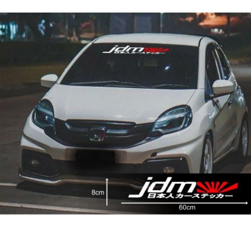 stiker kaca mobil jdm cutting sticker kaca mobil jdm terlaris