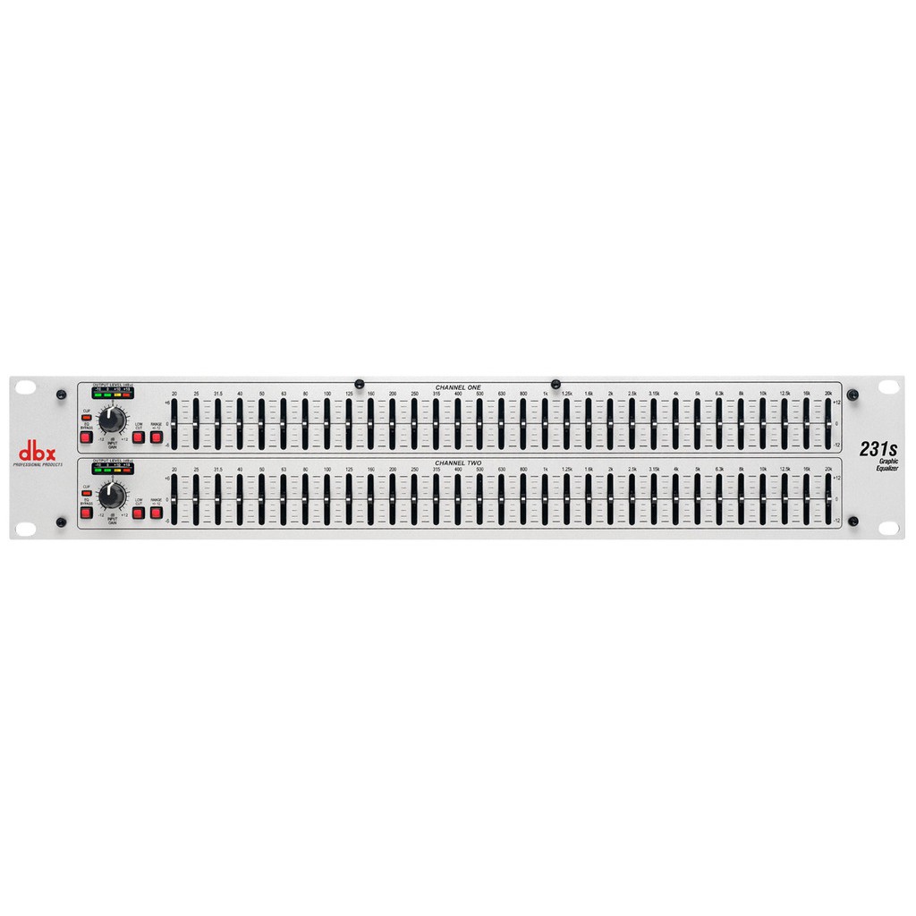 Equalizer DBX 231S 231 S 231 SIlver Dual Channel 31-Band Original